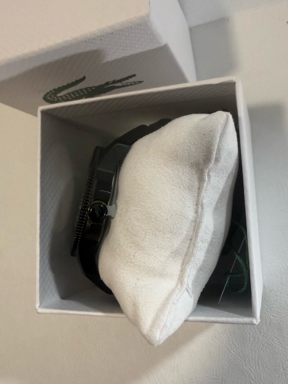 Lacoste Black Regatta Watch with Green Accents - Picture 3 of 5
